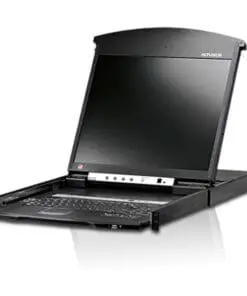 ATEN KL1516AiM KVM over IP Switch 16-fach mit 17"-Display, 19-Zoll-Rackmontage, 1HE, DE-Layout