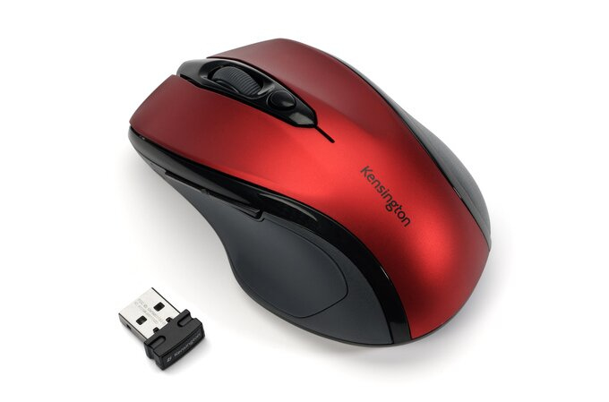 Kensington Pro Fit® kabellose Mid-Size-Maus – rubinrot Kensington Pro Fit® kabellose Mid-Size-Maus – rubinrot – Bild 2