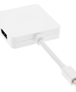 Alternative view of InLine® Mini DisplayPort zu HDMI/DVI/DisplayPort Adapterkabel, weiß, weiß