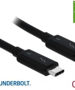 Delock Kabel Thunderbolt 3 USB-C Stecker > USB-C 0,5m