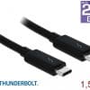 Delock Kabel Thunderbolt 3 USB-C Stecker > USB-C 1,5m