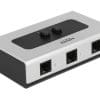 Delock Switch 2-port RJ11 manuell bidirektional