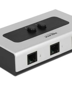 Delock Switch 2-port RJ11 manuell bidirektional
