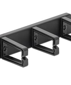 Delock 10" Kabelmanagement-Panel 1HE schwarz