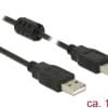 ecker > USB Type-C Stecker mit Schraube oben 1 m schwarz