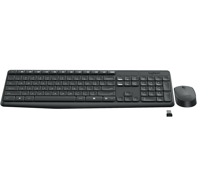 Logitech MK235 Set - Tastatur und Maus - kabellos DE - schwarz Logitech MK235 Set - Tastatur und Maus - kabellos DE - schwarz