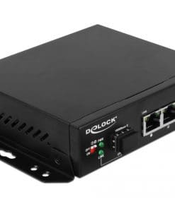 Delock Switch Gigabit 4 Port RJ45 + 1 SFP