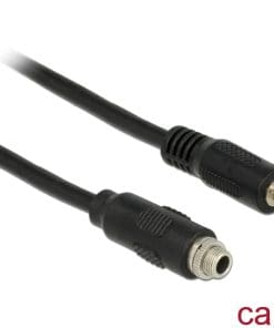 Delock Kabel Klinke 3 Pin 3,5 mm Stecker > Buchse 1 m