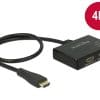 Delock HDMI Splitter 1 x HDMI in > 2 x HDMI out 4K