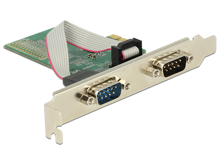 Delock PCIe x1 > 2 x Seriell RS-232 Delock PCIe x1 > 2 x Seriell RS-232