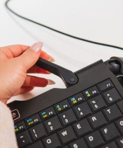 BakkerElkhuizen Goldtouch Travel Go2 Wired Tastatur Büro USB QWERTZ Deutsch Schwarz – Bild 7