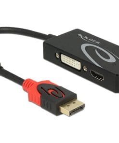 Delock Adapter Displayport 1.2 Stecker VGA/HDMI/DVI