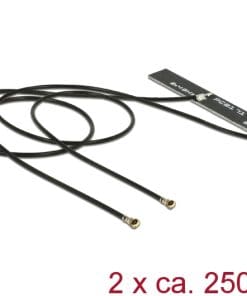 Delock WLAN Doppelantenne 2 x MHF IV / HSC MXHP32 kompatibler