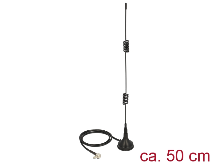 Delock Antenne LTE TS-9 Stecker 90° Band 1/3/7/20 2 - 3 dBi Delock Antenne LTE TS-9 Stecker 90° Band 1/3/7/20 2 - 3 dBi