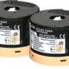 Epson Toner S050711 Schwarz, Doppelpack Toner Cartridge Yellow(C13S050747)