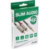InLine® Slim Audio Kabel Klinke 3,5mm ST an 2x Cinch ST, 1m, Retail-Sonderedition, schwarz InLine® Slim Audio Y-Kabel 3,5mm Klinke ST an 2x BU, 0,15m, Retail-Sonderedition