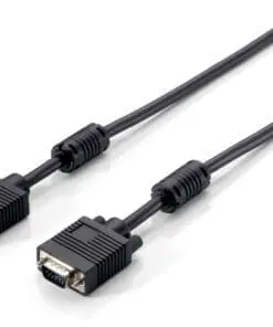 equip VGA Verlängerungskabel 3+7 HDB15, AWG30, 10m, schwarz