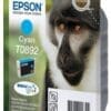 Epson Tintenpatrone T0892 Cyan (ca. 170 Seiten) Epson T0894 - 3.5 ml - Gelb - Original - Blisterverpackung - Tintenpatrone - für Stylus S21, SX110, SX115, SX210, SX215, SX400, SX405, SX410, SX415, Stylus Office BX300