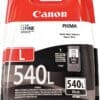 Canon Tintenpatrone PG-540L (11ml) Diese schwarze Pigmenttinte wird zum Druck von Dokumenten auf Normalpapier verwendet und sorgt für ein gestochen scharfes Schriftbild mit hoher Farbstabilität. Mit dieser 8 ml Tinte können bis zu 180 Seiten im A4-Format gedruckt werden (gemäß ISO/IEC 24734† Standard).