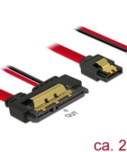 Delock Kabel SATA 6 Gb/s 7 Pin Buchse + Power 2 Pin Buchse > SATA 22 Pin Buchse