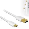 Delock Daten- und Schnellladekabel USB 2.0 Typ-A > USB 2.0 Typ Micro-B 3er Set Klebemontage