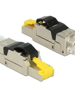 Delock RJ45 Stecker feldkonfektionierbar Cat.6A Metall
