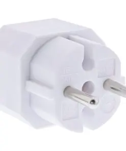 Alternative view of InLine® Steckdosenadapter, Schutzkontakt Stecker an 2x Eurobuchse, weiß