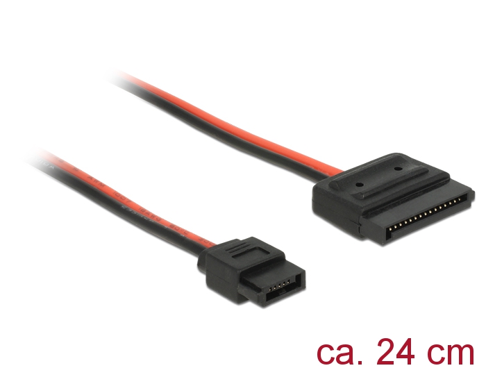 Delock Kabel Power SATA 15 Pin Stecker Slim 20 cm Delock Kabel Power SATA 15 Pin Stecker Slim 20 cm