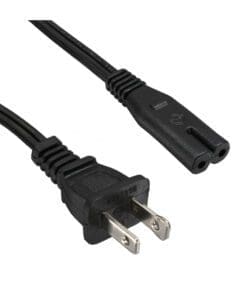 InLine® Netzkabel, Netzstecker Japan auf Euro 8 C7 Stecker, schwarz, 1,8m