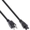 35er B-Pack InLine® Netzkabel für Notebook, USA/Canada, 3pol Kupplung, 2m