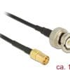 Delock Antennenkabel BNC Stecker > SMB Stecker RG-174 1 m