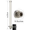 Delock WLAN Antenne 802.11 ac/a/h/b/g/n 6 ~ 8 dBi 28 cm 2 x 15 cm intern Klebemontage