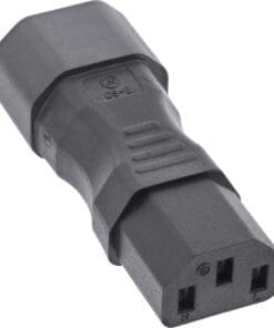 InLine® Netzadapter IEC 60320 C14 / C13, 3pol. Kaltgeräte
