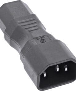 Alternative view of InLine® Netzadapter IEC 60320 C14 / C13, 3pol. Kaltgeräte