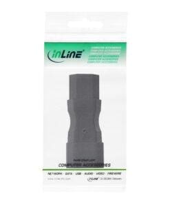 InLine® Netzadapter IEC 60320 C14 / C13, 3pol. Kaltgeräte – Bild 3