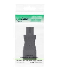 InLine® Netzadapter IEC 60320 C14 / C7, 3pol. Kaltgeräte zu 2pol. – Bild 3