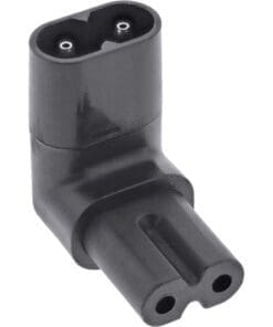 InLine® Netzadapter IEC 60320 C8 / C7, oben/unten gewinkelt 2pol.