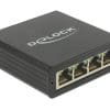 Delock Adapter USB 3.0 > 4 x Gigabit LAN Stecker zu Buchse gewinkelt