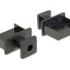 Delock Staubschutz für USB Typ-A Buchse mit Griff 10 Stück s ck schwarz