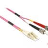 Delock Kabel Lichtwellenleiter LC > ST Multimode OM4 1 m