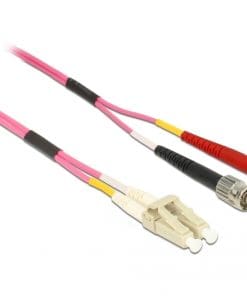 Delock Kabel Lichtwellenleiter LC > ST Multimode OM4 1 m
