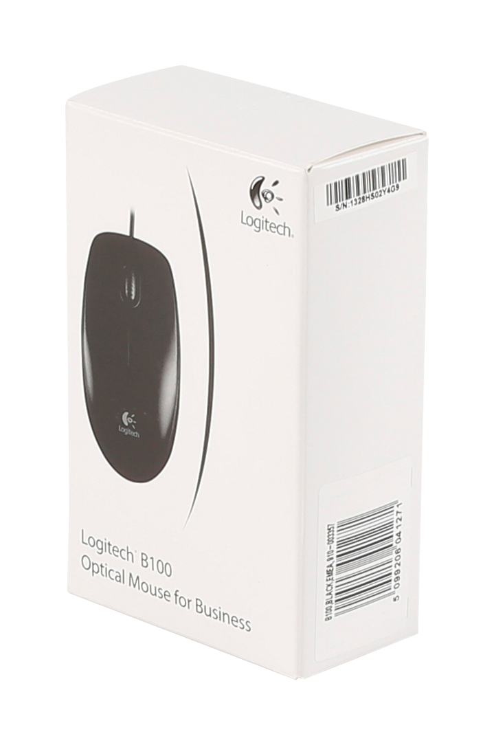 Logitech B100 USB Maus Schwarz Logitech B100 USB Maus Schwarz – Bild 7