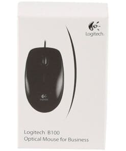 Logitech B100 USB Maus Schwarz Logitech B100 USB Maus Schwarz – Bild 8