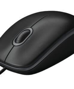 Logitech B100 USB Maus Schwarz Logitech B100 USB Maus Schwarz – Bild 3