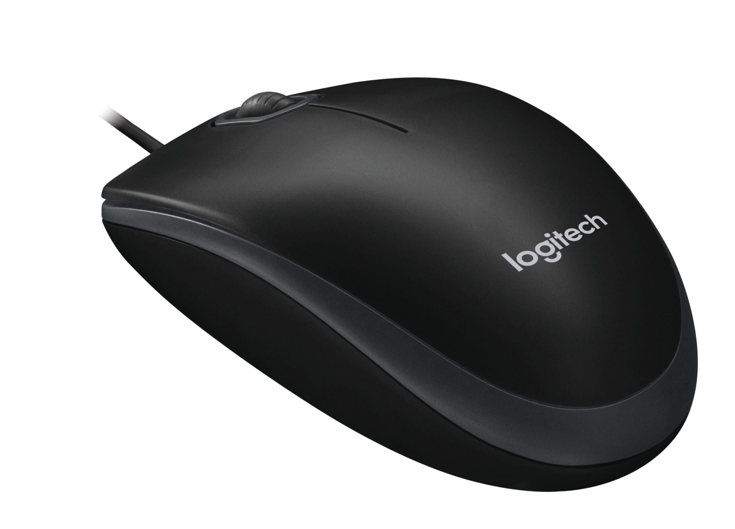 Logitech B100 USB Maus Schwarz Logitech B100 USB Maus Schwarz – Bild 4