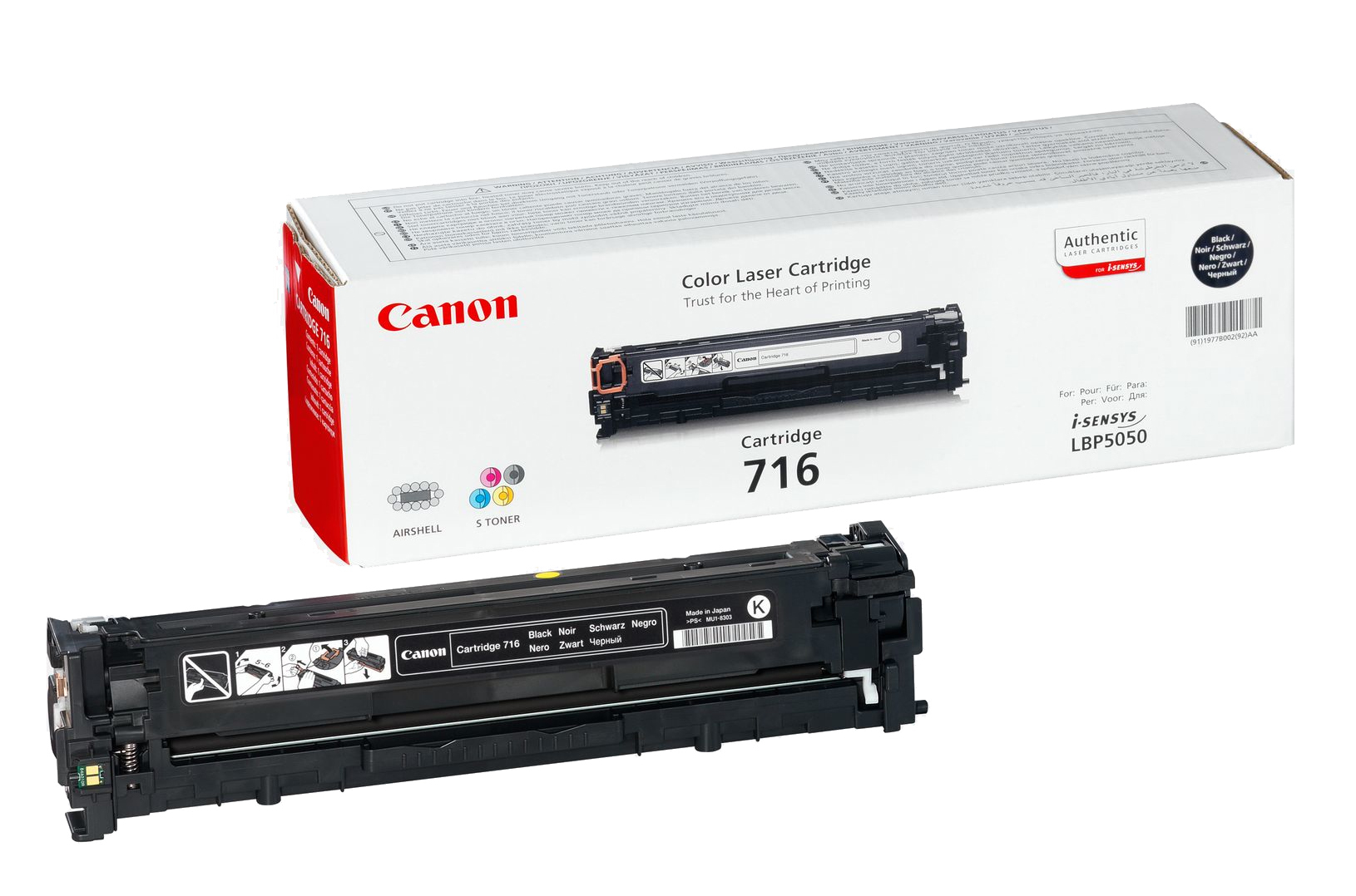 Canon Toner 716 BK Schwarz (ca. 2.300 Seiten) Canon Toner 716 BK Schwarz (ca. 2.300 Seiten)
