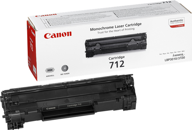 Canon Toner 712 Schwarz (ca.1.500 Seiten) Canon Toner 712 Schwarz (ca.1.500 Seiten)