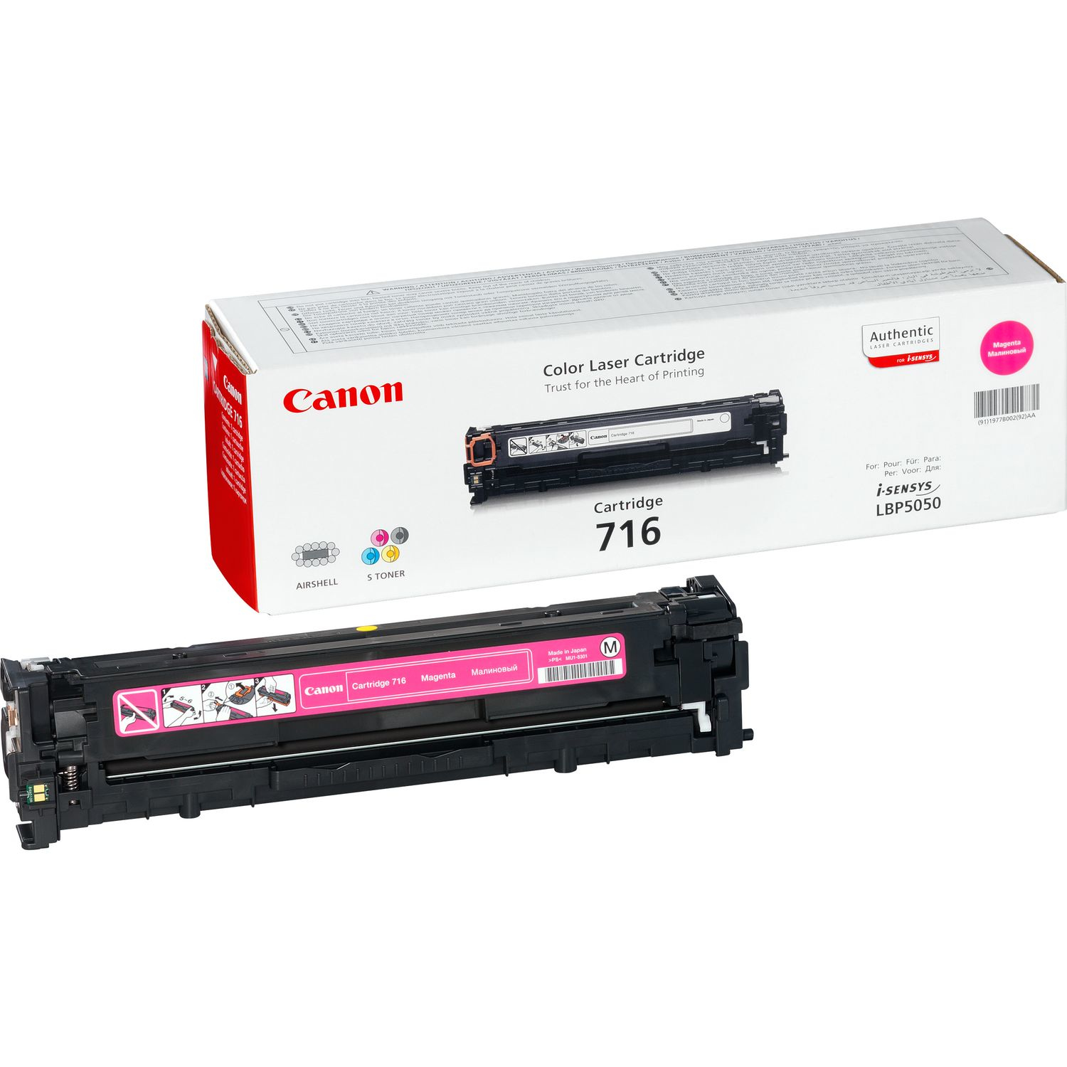 Canon Toner 716 M Magenta (ca. 1500 Seiten) Canon Toner 716 M Magenta (ca. 1500 Seiten)