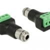 Delock Adapter Terminalblock > Klinke 3,5mm Buchse 3 Pin Einbau