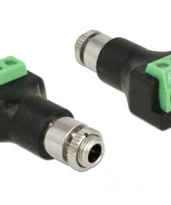 Delock Adapter Terminalblock > Klinke 3,5mm Buchse 3 Pin Einbau